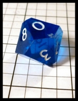 Dice : Dice - DM Collection - Armory Blue Transparent D10 2nd Generation - Ebay Jan 2014